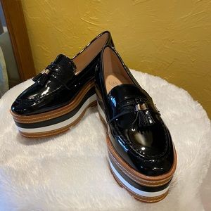 New with box platform loafers
